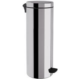 Κάδος Απορριμμάτων Soft Close 2565-001 Φ25x65cm 30lt Inox Pam&Co Ανοξείδωτο Ατσάλι