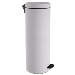 Κάδος Απορριμμάτων Soft Close 2565-033 Φ25x65cm 30lt Matt White Pam&Co Ανοξείδωτο Ατσάλι