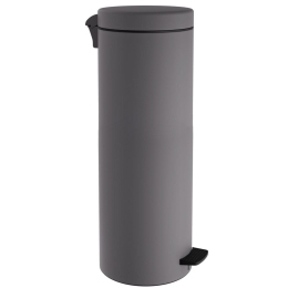 Κάδος Απορριμμάτων Soft Close 2565-163 Φ25x65cm 30lt Matt Concrete Grey Pam&Co Ανοξείδωτο Ατσάλι