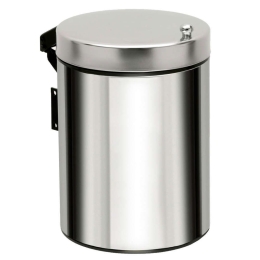 Κάδος Απορριμμάτων 3lt 03-690-001 Brilliant Inox Wall Mounted Μέταλλο