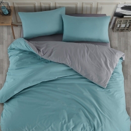 Παπλωματοθήκη Next 3195 (Σετ 3τμχ) Turquoise Nexttoo Υπέρδιπλο 235x250cm 100% Βαμβάκι