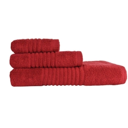 Πετσέτες Next 5005 Pennie (Σετ 3τμχ) Red Nexttoo Σετ Πετσέτες 80x150cm 100% Βαμβάκι