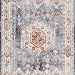 Χαλί Hamadan 33731-35 Beige-Blue Merinos 160X230cm
