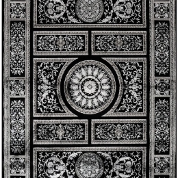 Σετ Χαλιά Κρεβατοκάμαρας 3Τμχ. Craft 23623-995 Black-White Merinos ΣΕΤ (2 67x150 & 67x230) Πολυέστερ