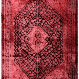 Σετ Χαλιά Κρεβατοκάμαρας 3Τμχ. Karma 00155-910 Red-Black Merinos SET(2 70X150&70X230) Heatset - Polyester