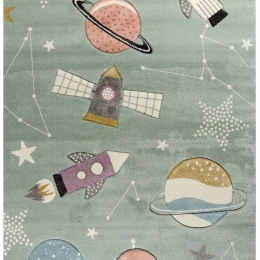 Χαλί Diamond 40088-040 Mint-Multi Merinos 133X190cm
