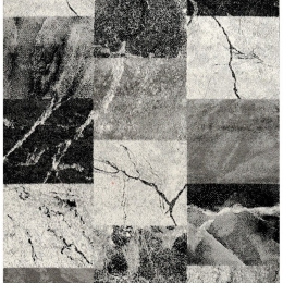 Χαλί Sky 40073-195 Black-White Merinos 200X290cm