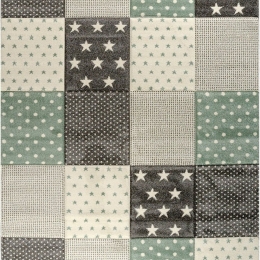Χαλί Diamond 22725-954 Grey-Mint Merinos 133X190cm