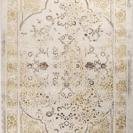 Χαλί Kashan 39552-075 Beige-Gold Merinos 160X230cm