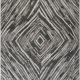 Χαλί Boheme 61104-095 Light Grey-Dark Grey Merinos 133X190cm