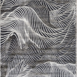 Χαλί Harmony 61072-996 Black-Silver Merinos 160X230cm