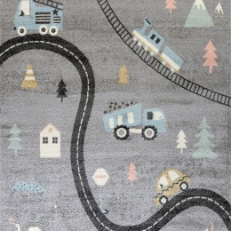 Χαλί Sound 61385-096 Grey-Multi Merinos 160X230cm