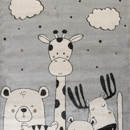 Χαλί Sound 62406-895 Grey-White Merinos 160X230cm
