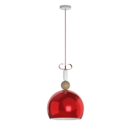 Φωτιστικό Οροφής DD-AL-0210 1xΕ27 40W Φ35cm 150cm Red Aidonitsa