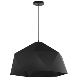Φωτιστικό Οροφής DD-MA-0178 1xΕ27 40W Φ40cm 150cm Black Aidonitsa
