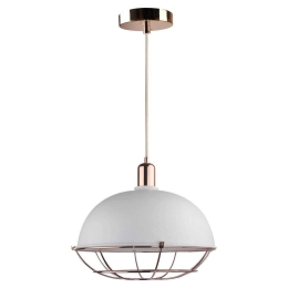Φωτιστικό Οροφής DD-MA-0304 1xΕ27 40W Φ35cm 150cm White Aidonitsa