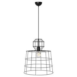 Φωτιστικό Οροφής MEC-162740 1xΕ27 40W Φ40cm 103cm Black Aidonitsa
