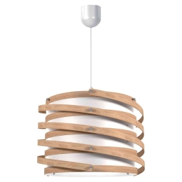 Φωτιστικό Οροφής Rome MED-10392 1xΕ27 Led 37x37x80cm Natural Aidonitsa