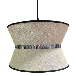 Φωτιστικό Οροφής TOP-9051-1 1xΕ27 40W Φ40cm 80cm Beige Aidonitsa
