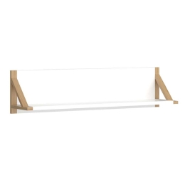 Ράφι Τοίχου Belle TO-BELLESHELF96WHITE 96x20,5x22,5cm Sonoma-White Aidonitsa