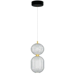 Φωτιστικό Οροφής HU-HJ6059-D 39x15x120cm Led 4200lm 30W 4000K Clear-Gold Aidonitsa