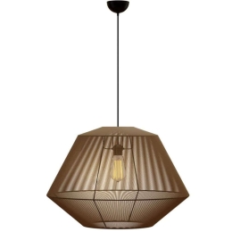 Φωτιστικό Οροφής MEC-80460BROWN Φ60x120cm 1xΕ27 40W Brown Aidonitsa