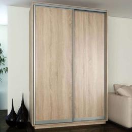 Ντουλάπα Δίφυλλη Diamont GR-W18012 180x60x220cm Sonoma Δίφυλλη