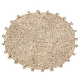 Πατάκι Μπάνιου Fontana 26 Beige Kentia 60X60 60x60cm 100% Βαμβάκι