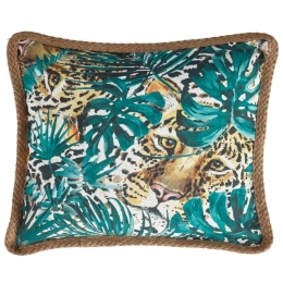 Μαξιλαροθήκη Διακοσμητική Casa 220 Green-Yellow Kentia 45X45 45x45cm Πολυέστερ