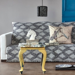 Ριχτάρι Walter 24 Grey Kentia Διθέσιο 180x250cm Βαμβάκι-Ακρυλικό