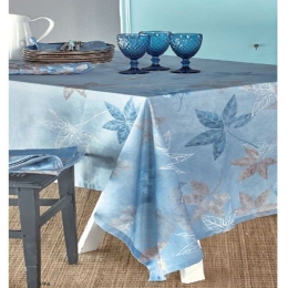 Τραπεζομάντηλο Leaf Ciel Kentia 160X160 100% Βαμβάκι