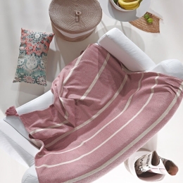 Ριχτάρι Noor 20 Dusty Rose Kentia Πολυθρόνα 130x170cm 100% Βαμβάκι