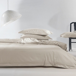 Σεντόνια Regina 26 (Σετ 4τμχ) Beige Kentia Υπέρδιπλο 100% Βαμβακοσατέν