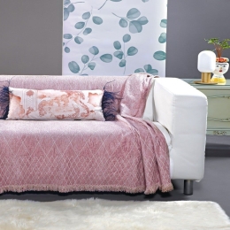 Ριχτάρι Andromeda 20 Pink Kentia Διθέσιο 180x250cm Βαμβάκι-Ακρυλικό