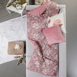 Futon Elina Old Rose Kentia Διθέσιο 75x240cm Βαμβάκι-Πολυέστερ
