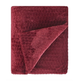 Ριχτάρι Harlow 42 Bordo Kentia Πολυθρόνα 130x180cm Πολυέστερ
