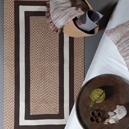 Χαλάκι Jake 04 Beige -Brown Kentia 70Χ130cm