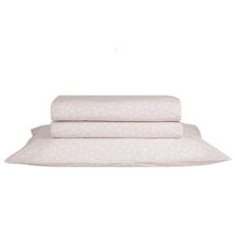 Σεντόνι Leyla 13 Με Λάστιχο Beige Kentia Μονό 100x200cm 100% Βαμβάκι