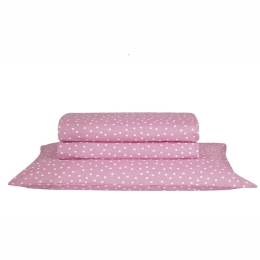 Σεντόνι Leyla 20 Με Λάστιχο Old Rose Kentia Υπέρδιπλο 160x200cm 100% Βαμβάκι