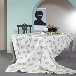 Τραπεζομάντηλο Mika 34 Green Kentia 160X230cm Βαμβάκι-Πολυέστερ