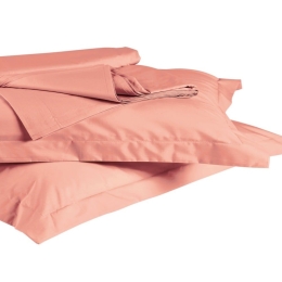 Σεντόνι True Col 1613 Με Λάστιχο Peach Kentia Υπέρδιπλο 160x200cm 100% Πενιέ Βαμβάκι
