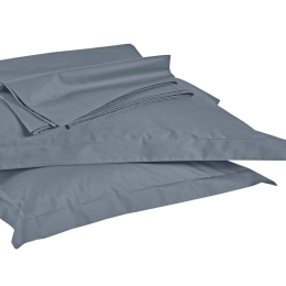 Σεντόνι True Col 1702 Grey Kentia Υπέρδιπλo 240x270cm 100% Πενιέ Βαμβάκι