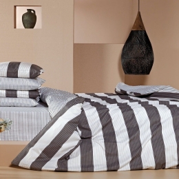 Κουβερλί Maverick 30 Anthracite-Beige Kentia Υπέρδιπλο 220x240cm 100% Βαμβάκι