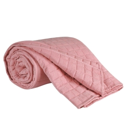 Κουβερλί Vegas 26 Salmon Pink Kentia Ημίδιπλο 180x240cm Microfiber-Polyester