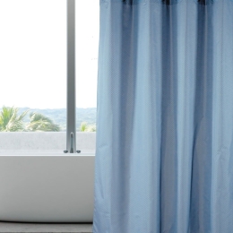 Κουρτίνα Μπάνιου Markus 01 Blue Kentia 240Πx180Υ 240x180cm Πολυέστερ