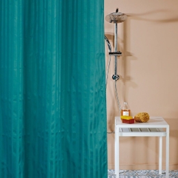 Κουρτίνα Μπάνιου Toby 29 Petrol Kentia 240Πx180Υ 240x180cm Πολυέστερ