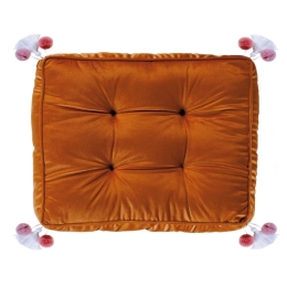 Μαξιλάρι Καρέκλας Steven 40 Terracotta Kentia 40Χ40 Πολυέστερ