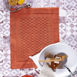 Πατάκι Μπάνιου Havier 06 Cinnamon Kentia 60Χ90 100% Βαμβάκι