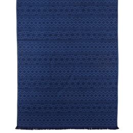 Πετσέτα Θαλάσσης - Παρεό Kasos 01 Blue Kentia Θαλάσσης 90x180cm 100% Βαμβάκι