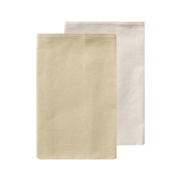 Πετσέτες Κουζίνας Mela 26 (Σετ 2τμχ) Ecru-Pale Yellow Kentia 40x60cm 100% Βαμβάκι